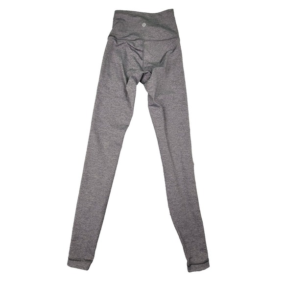 Lululemon Womens Leggings Grey Size 2 High Rise - Picture 2 of 6